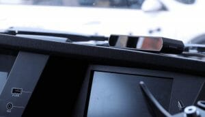 Smart Eye's AIS Driver Monitoring System installed in a fleet vehicle