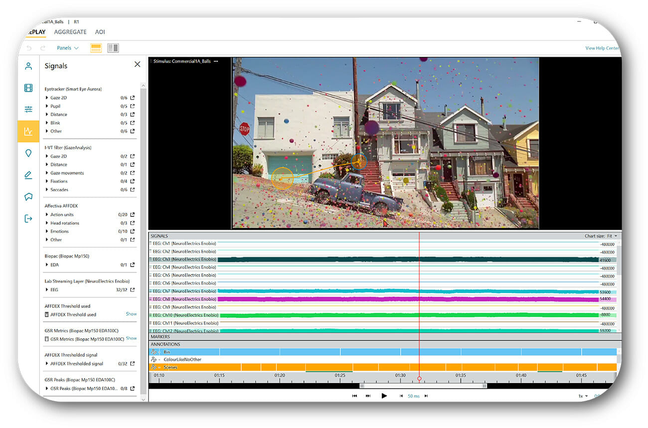 Image of iMotions behavioral research platform