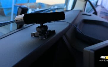 Smart Eye's AIS driver monitoring system installed a truck