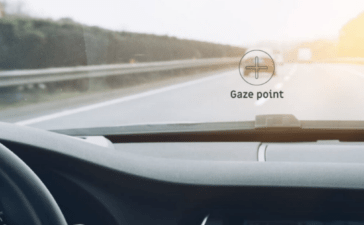 Eye tracking system being used for Driver Monitoring in car